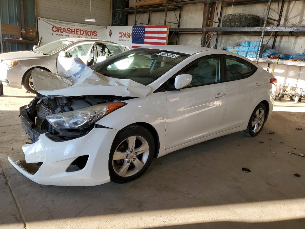 Lot #3298124159 2013 HYUNDAI ELANTRA GL