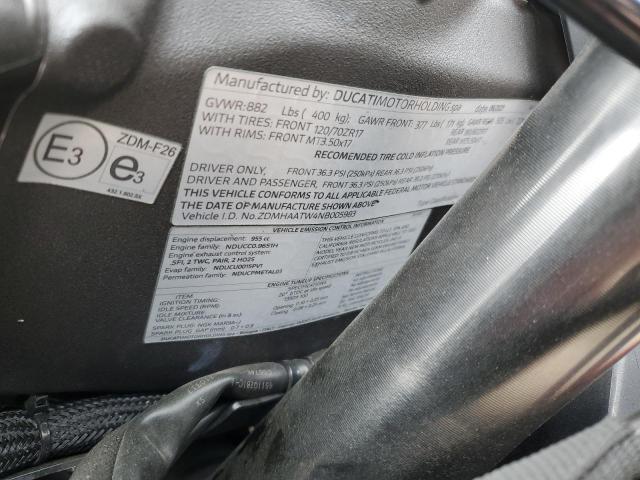 2022 DUCATI PANIGALE V ZDMHAATW4NB005983