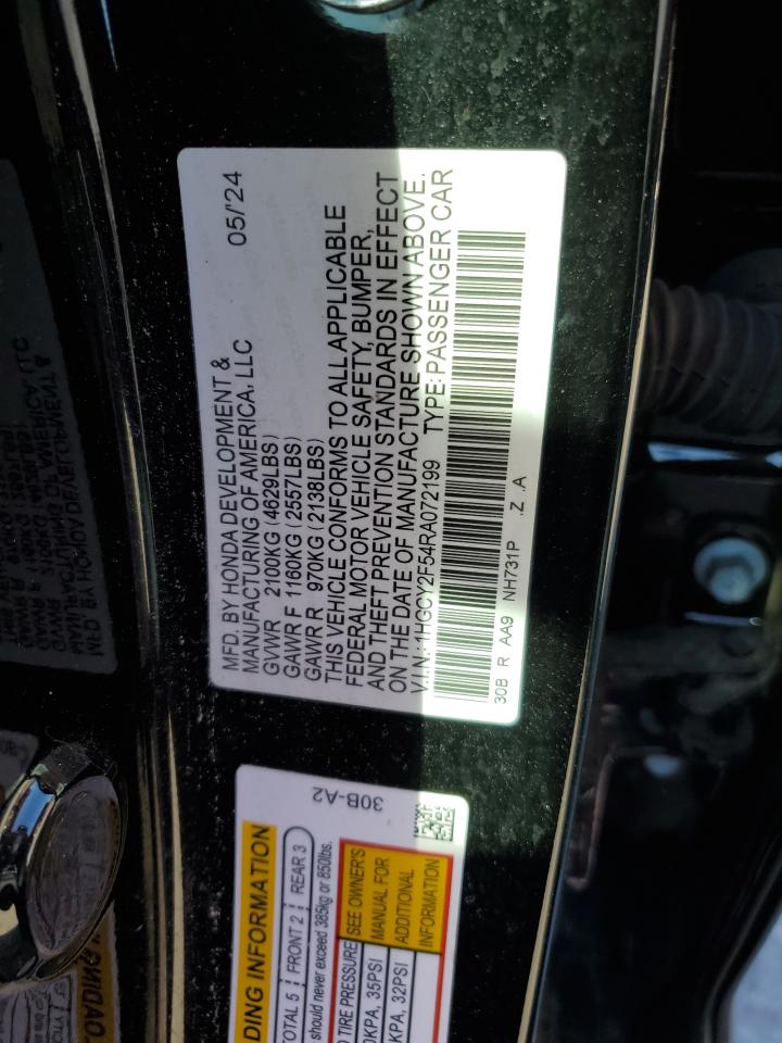 HONDA ACCORD HYBRID SPORT