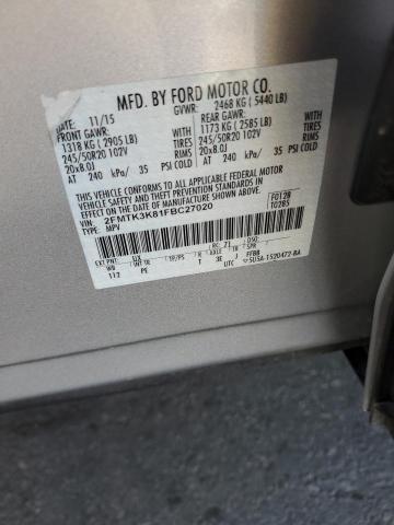 2015 FORD EDGE TITANIUM - 2FMTK3K81FBC27020