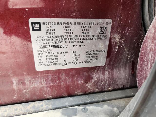 2017 CHEVROLET TRAX 1LT - 3GNCJPSB5HL235761