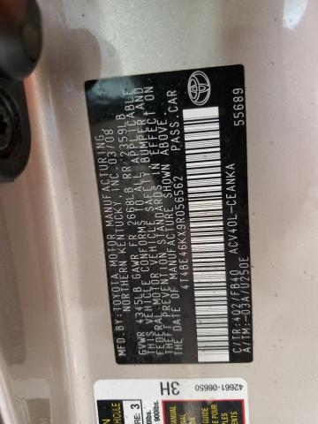 2009 TOYOTA CAMRY BASE #3302756360