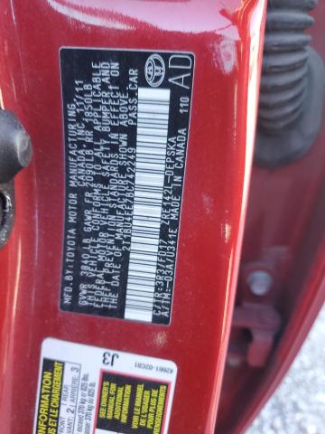 2011 TOYOTA COROLLA BA #3285625266