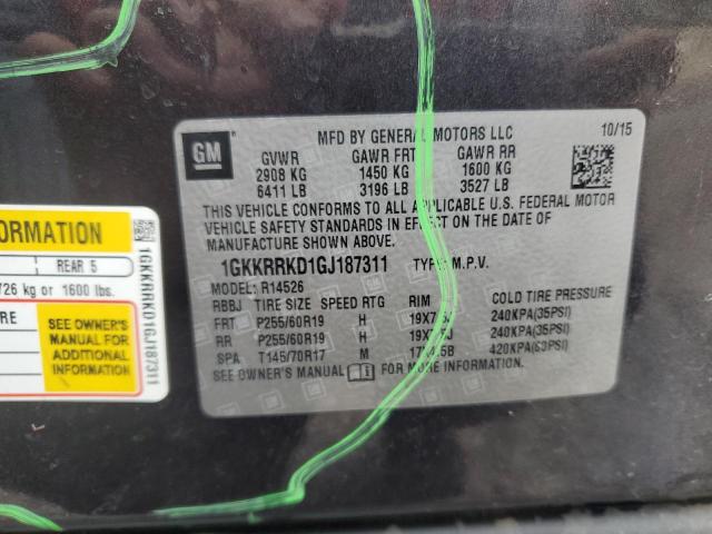 2016 GMC ACADIA SLT - 1GKKRRKD1GJ187311