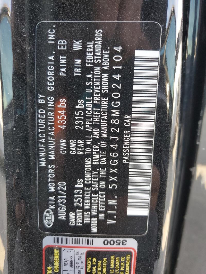 2021 KIA K5 GT LINE - 5XXG64J28MG024104