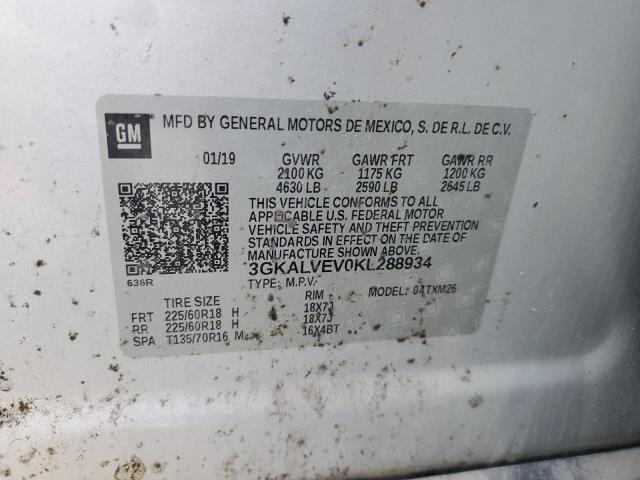 2019 GMC TERRAIN SL - 3GKALVEV0KL288934