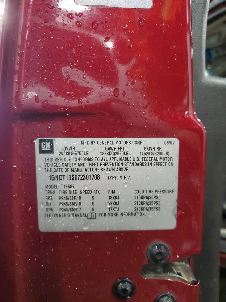 Lot #3283989804 2007 CHEVROLET TRAILBLAZE