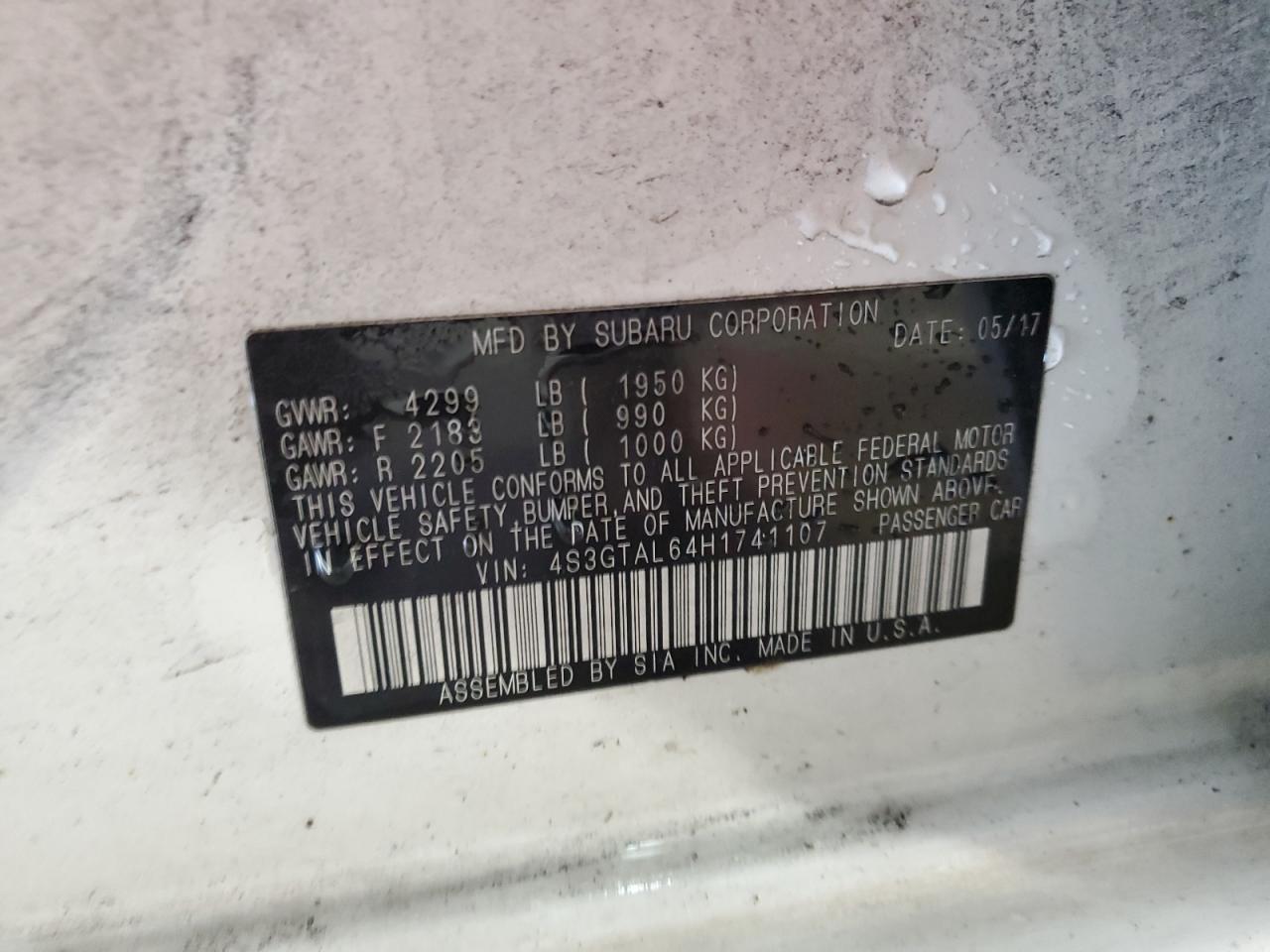 SUBARU IMPREZA SPORT