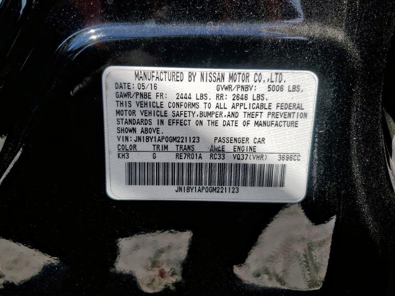 2016 INFINITI Q70 3.7 JN1BY1AP0GM221123