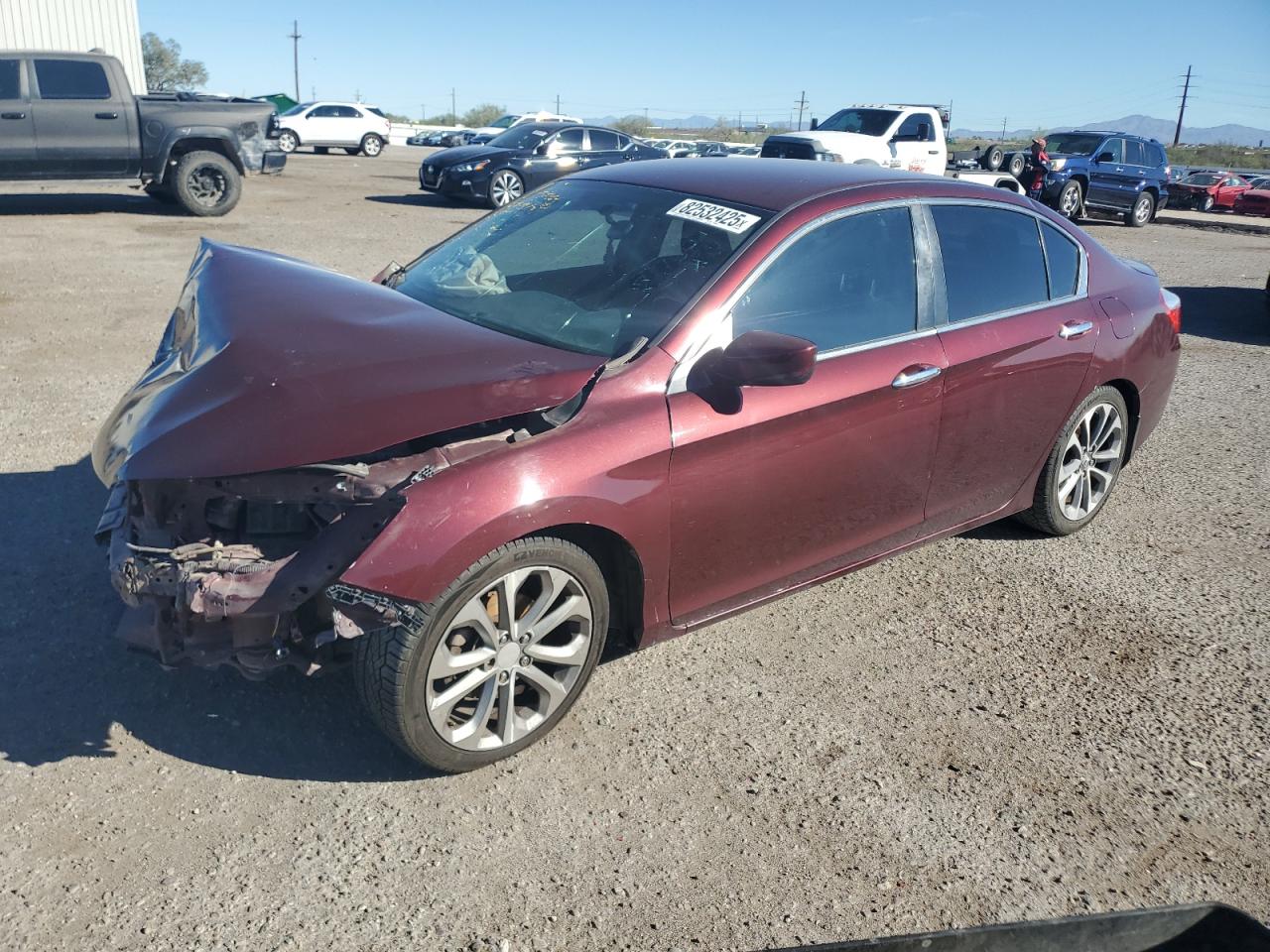 Lot #3303000602 2015 HONDA ACCORD SPO