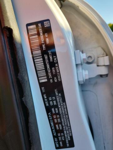 2017 ALFA ROMEO GIULIA Q4 ZARFAEDN9H7531927