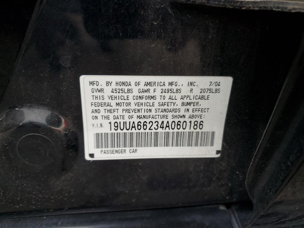 Lot #3285142397 2004 ACURA TL