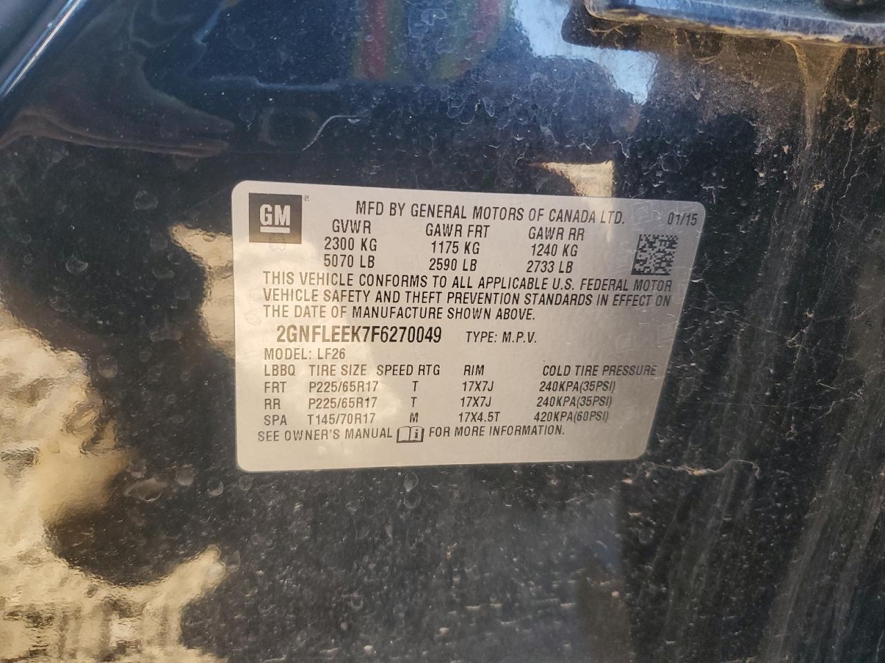 CHEVROLET EQUINOX LS