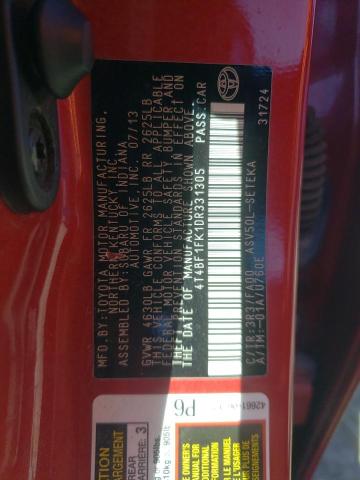 2013 TOYOTA CAMRY L #3276437675