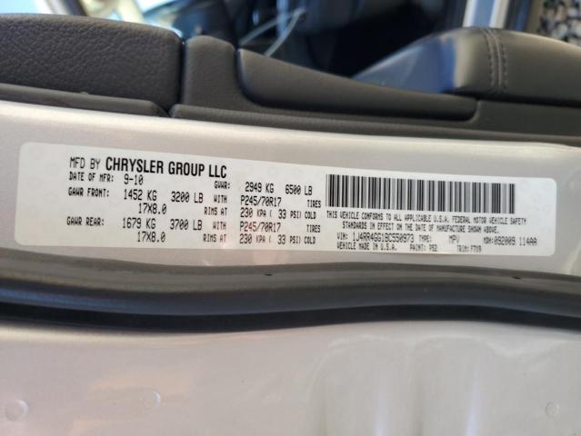 2011 JEEP GRAND CHEROKEE LAREDO - 1J4RR4GG1BC550973