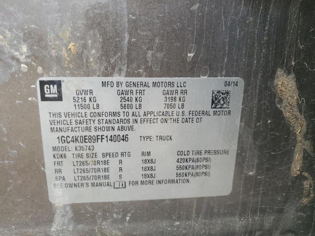 2015 CHEVROLET SILVERADO #3296268411