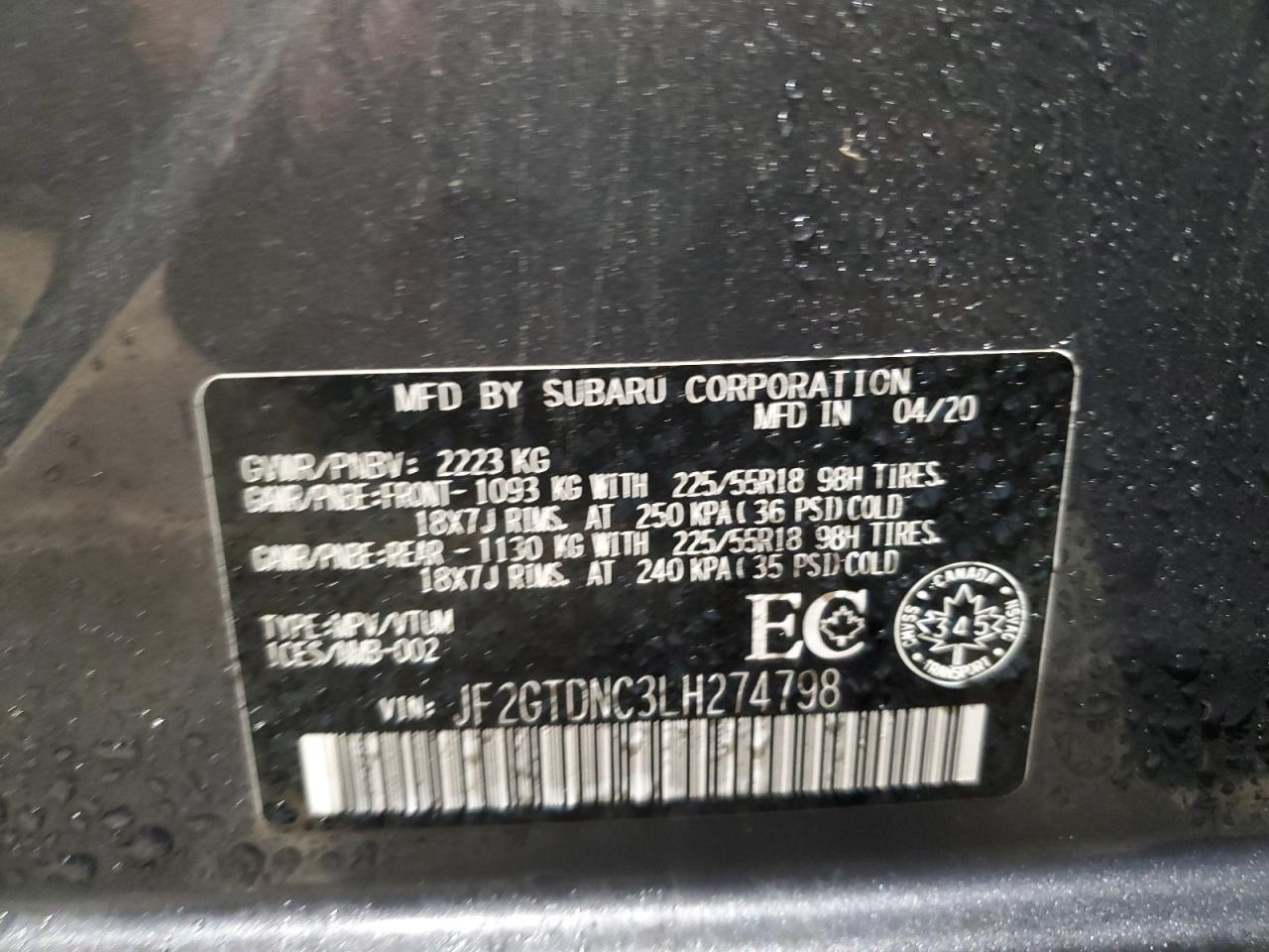 SUBARU CROSSTREK LIMITED