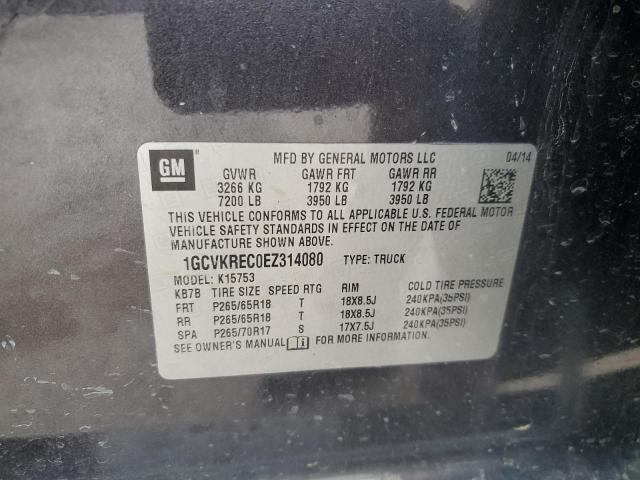2014 CHEVROLET SILVERADO - 1GCVKREC0EZ314080