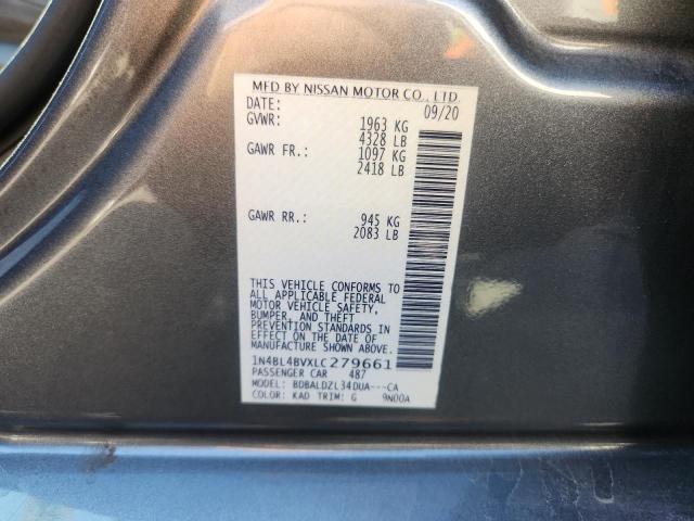 2020 NISSAN ALTIMA S 1N4BL4BVXLC279661