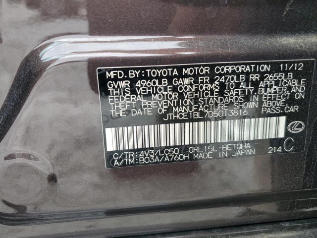 2013 LEXUS GS 350 #3297151486