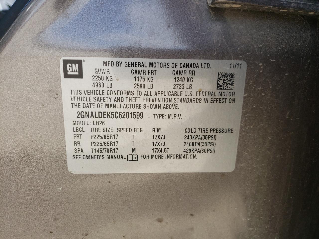 CHEVROLET EQUINOX LT