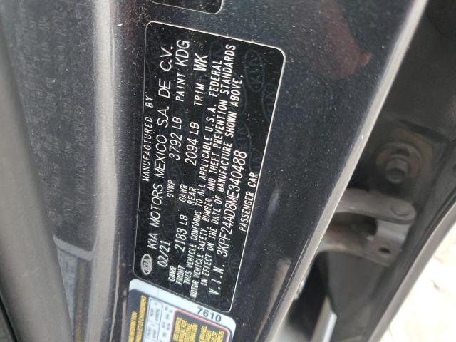 2021 KIA FORTE FE - 3KPF24AD8ME340488