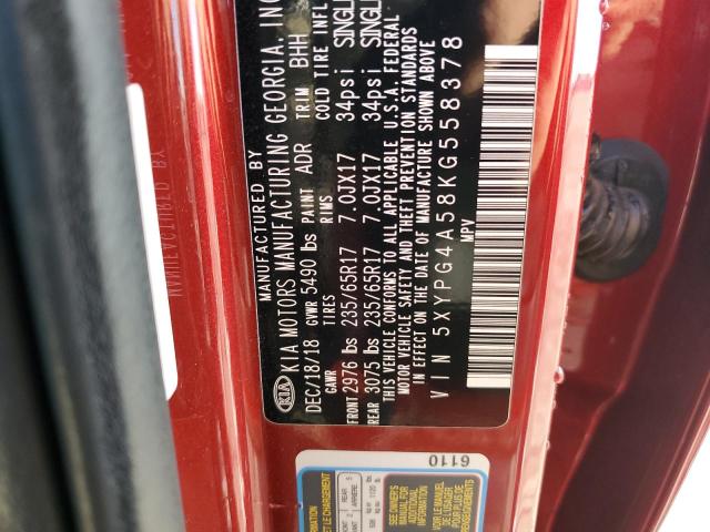 2019 KIA SORENTO LX #3280474153