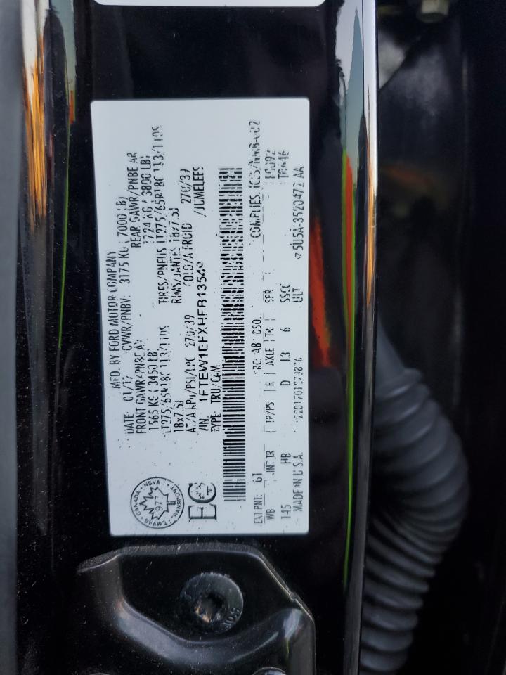 Lot #3303648937 2017 FORD F150 SUPER