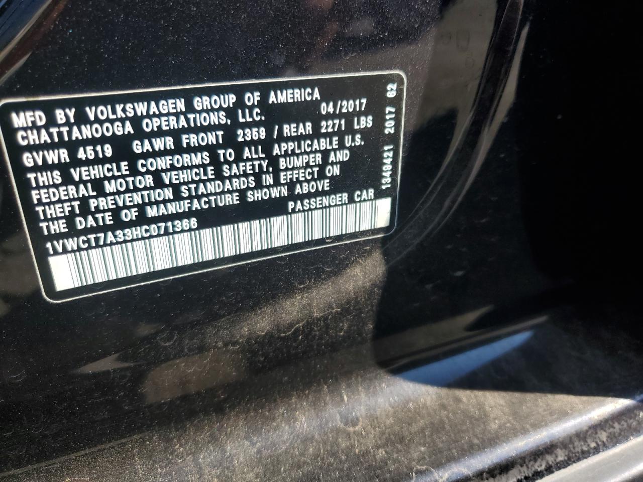 VOLKSWAGEN PASSAT SEL PREMIUM