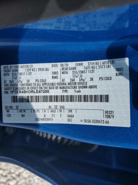 2024 FORD RANGER XL - 1FTER4BH3RLE47200