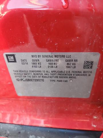 2014 CHEVROLET CRUZE LT - 1G1PC5SB8E7296216