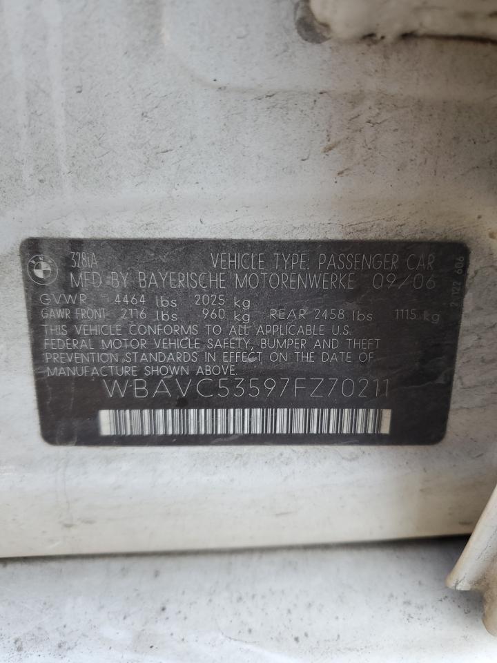 Lot #3282722286 2007 BMW 328 I SULE