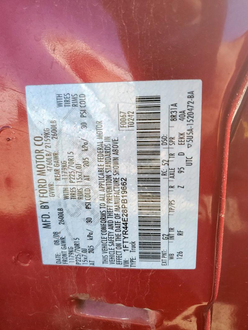 2008 FORD RANGER SUP #3278749607