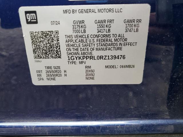 2024 CADILLAC LYRIQ LUXU 1GYKPPRL0RZ139476