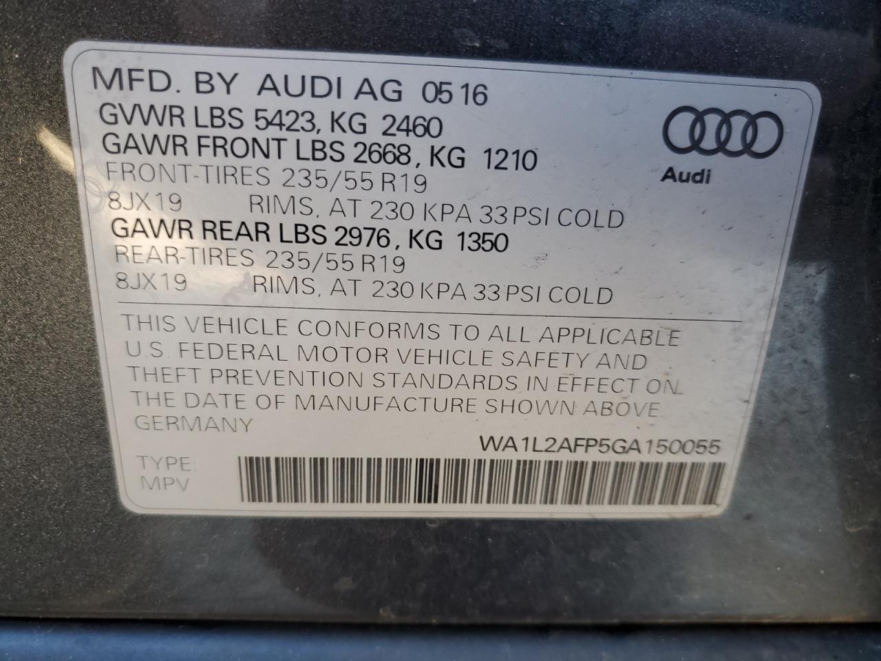 AUDI Q5 PREMIUM PLUS