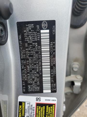 2020 TOYOTA CAMRY 4T1K61BK5LU014528
