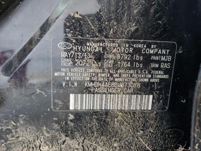 2013 HYUNDAI ELANTRA GL - KMHDH4AE8DU873078