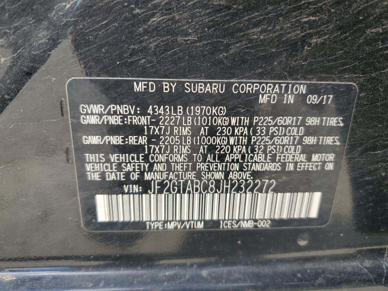 SUBARU CROSSTREK PREMIUM