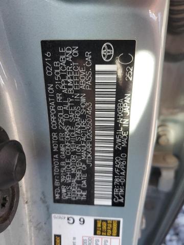 2016 TOYOTA PRIUS JTDKARFU2G3507463