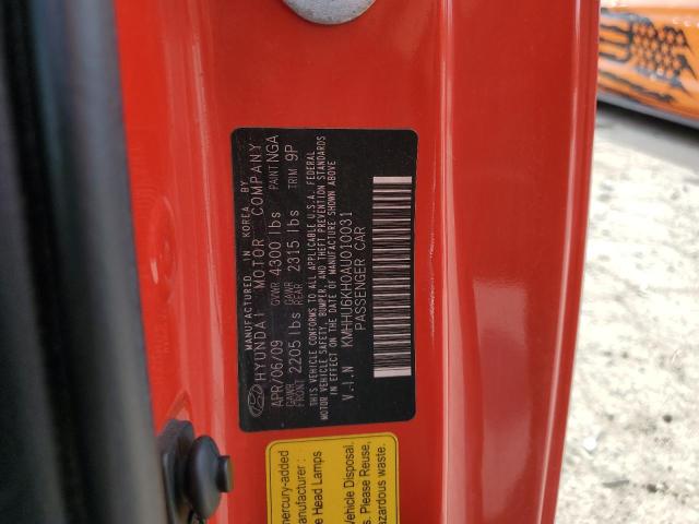 2010 HYUNDAI GENESIS COUPE 3.8L #3265181005