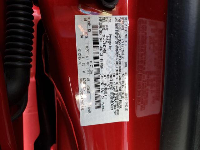 2012 FORD FOCUS SEL - 1FAHP3M27CL209692