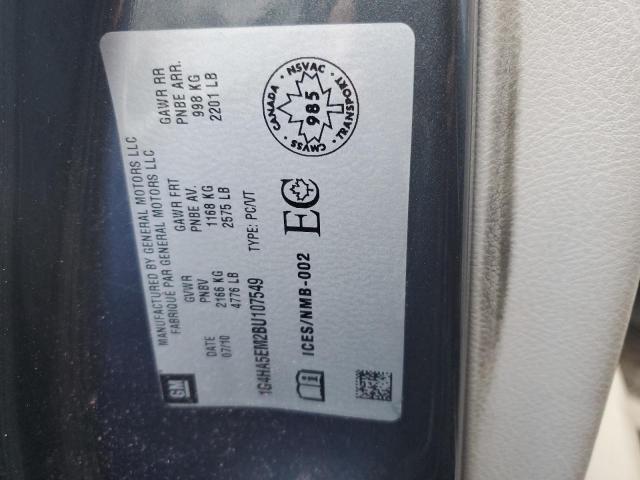 2011 BUICK LUCERNE CX - 1G4HA5EM2BU107549