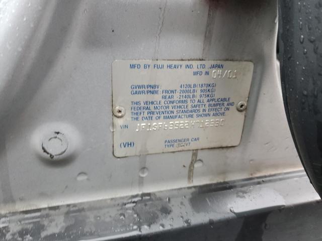 2002 SUBARU FORESTER L #3309651848