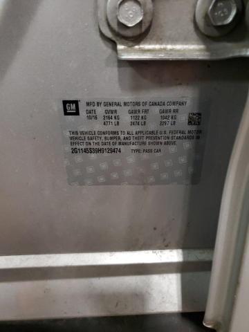 2017 CHEVROLET IMPALA PRE #3292362289