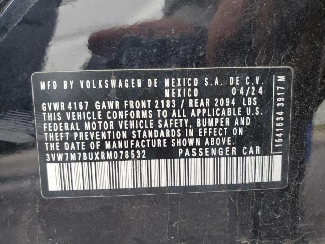 2024 VOLKSWAGEN JETTA SE 3VW7M7BUXRM078532