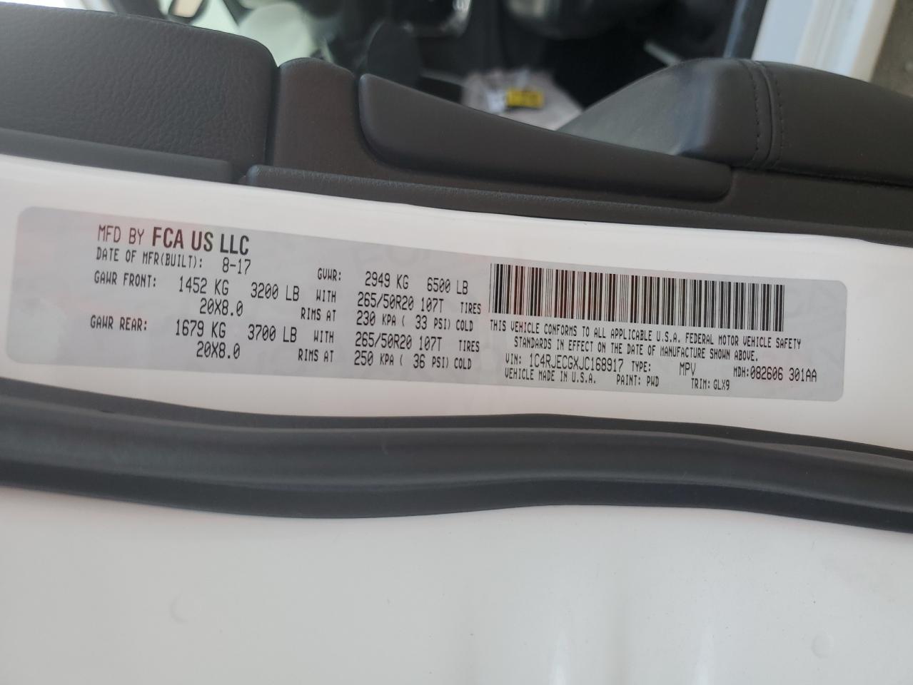 JEEP GRAND CHEROKEE OVERLAND