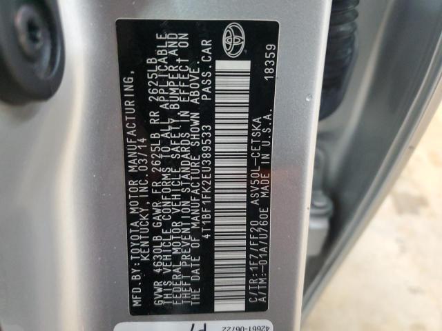 2014 TOYOTA CAMRY L - 4T1BF1FK2EU389533