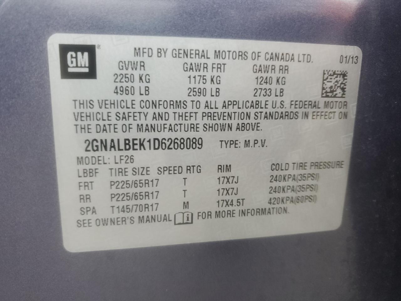 CHEVROLET EQUINOX LS