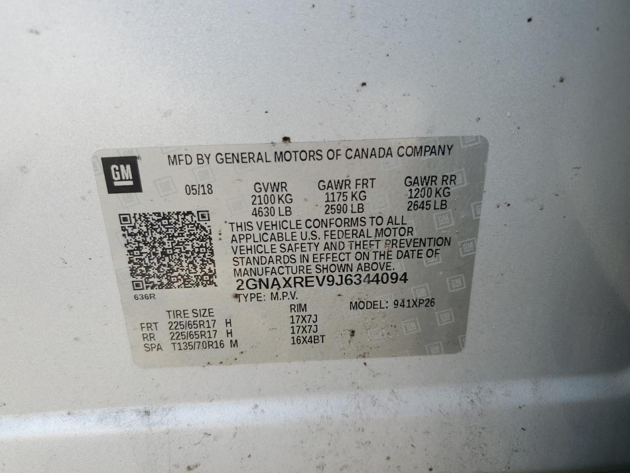 CHEVROLET EQUINOX LS