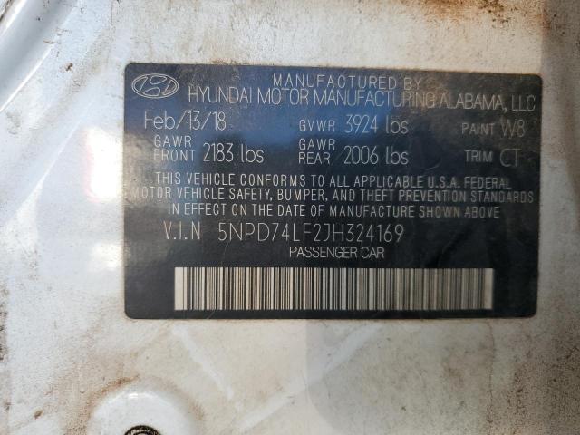 2018 HYUNDAI ELANTRA SE #3287628007